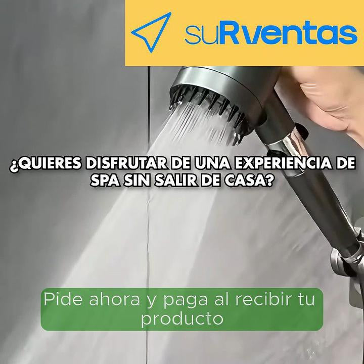 Cabezal Tipo teléfono para ducha con masajeador